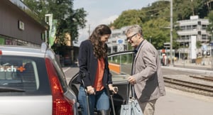 Servizio trasporti della Croce Rossa Ticino per i pazienti non autosufficienti